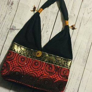 Cute Unique Embroidered Handbag